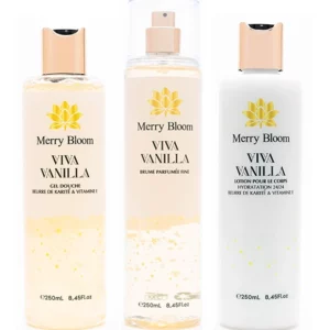 Coffret Viva Vanilla - Gel douche, lait de corps et Brume