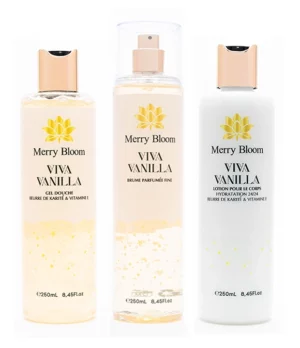 Coffret Viva Vanilla - Gel douche, lait de corps et Brume