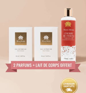 OFFRE 1 Pack 2 parfums au choix + lait de corps hydratant offert